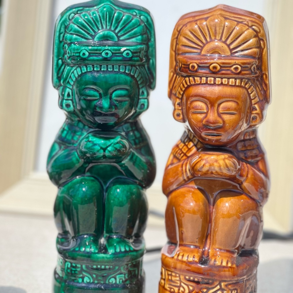 Green Ceramic Figurine
